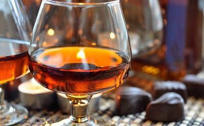 Parasitic treatment in the body with cognac