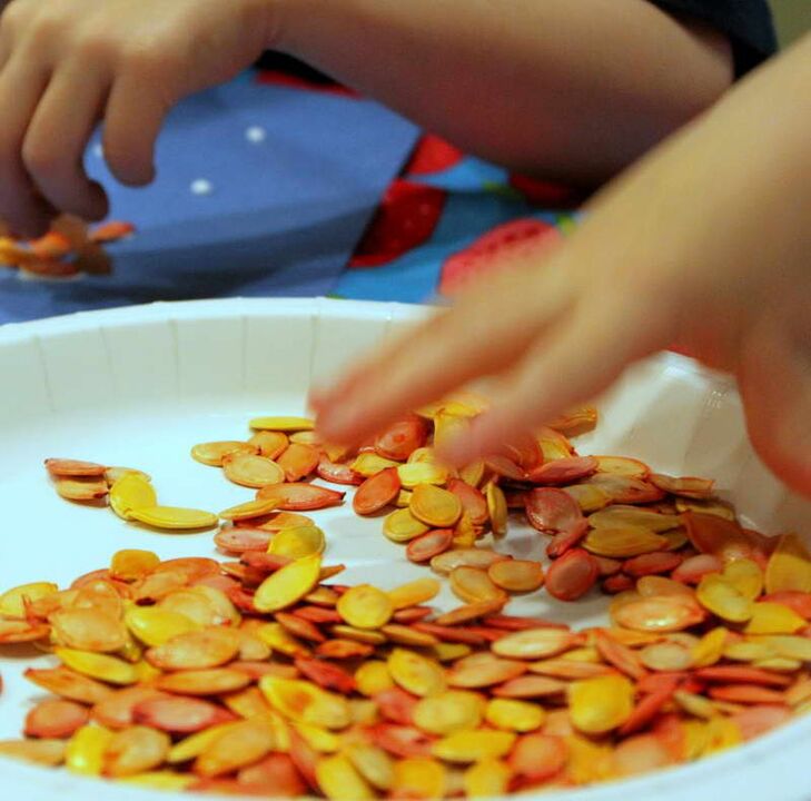 Most recipes with pumpkin seeds for adults are also suitable for children, just with a reduction in the amount